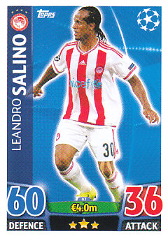 Leandro Salino Olympiacos FC 2015/16 Topps Match Attax CL #97